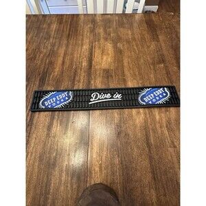 NEW Deep Eddy Vodka Dive In Rubber Bar Mat 21" Rail Spill Mat Austin Texas